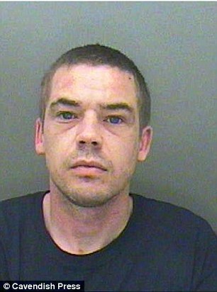 Michael McQueenie (pictured) has been jailed for more than 11 years for raping the 14-year-old girl, who has learning difficulties and is partially blind