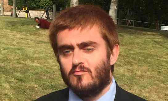 Geoffrey Farquharson, 37, leaves Exeter magistrates court after receiving a 12-week prison sentence, suspended for two years. Photograph: Rod Minchin/PA