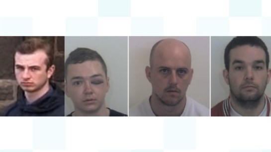 Reece Mclaren, Daniel Lee Luty, Dennis Farrell and John James Sheridan 