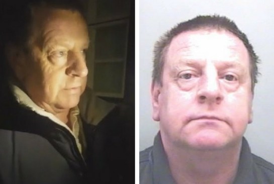 CAUGHT OUT: Alan Boulter, left, being confronted by national paedophile hunters.