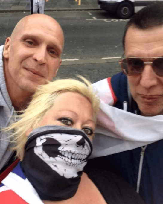 McMillan with Margate’s Dave Coppin, the nazi with a Filipino wife.