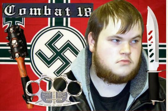 Neo-Nazi Connor Ward was caught with knuckle dusters, knives, metal bars, ball bearings and rocket tubes 