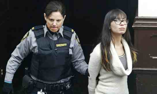 Lindsay Souvannarath arrives at court in Halifax, Nova Scotia, Canada, on 6 March 2015. Photograph: Darren Pittman/Reuters 