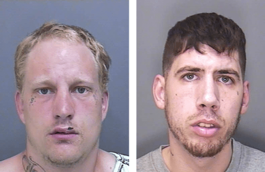 Steven Danvers (left) and Benjamin Rogers, also known as Clancy