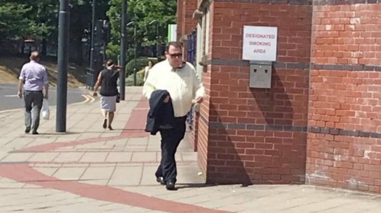 Michael Burns is one of two men had a three-year football ban. Credit: PA