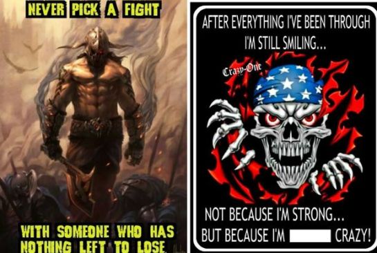 Two of the Facebook posts made by Killen before he said he would kill a social worker