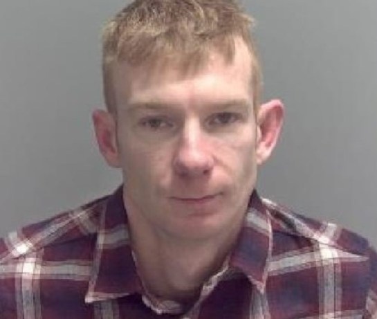 Daniel Sparham, who has been jailed for two-and-a-half years after he headbutted his neighbour so hard he broke a bone Picture: SUFFOLK CONSTABULARY