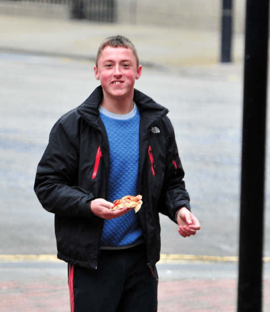 Grainger arriving at court in 2014